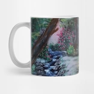 Almost fallen tree Mug